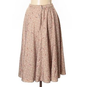 eva mendes for New York & Company Skirts - Eva Mendes beige coral full skater skirt eva mendes for New York & Company Skirts - Eva Mendes beige coral full skater skirt